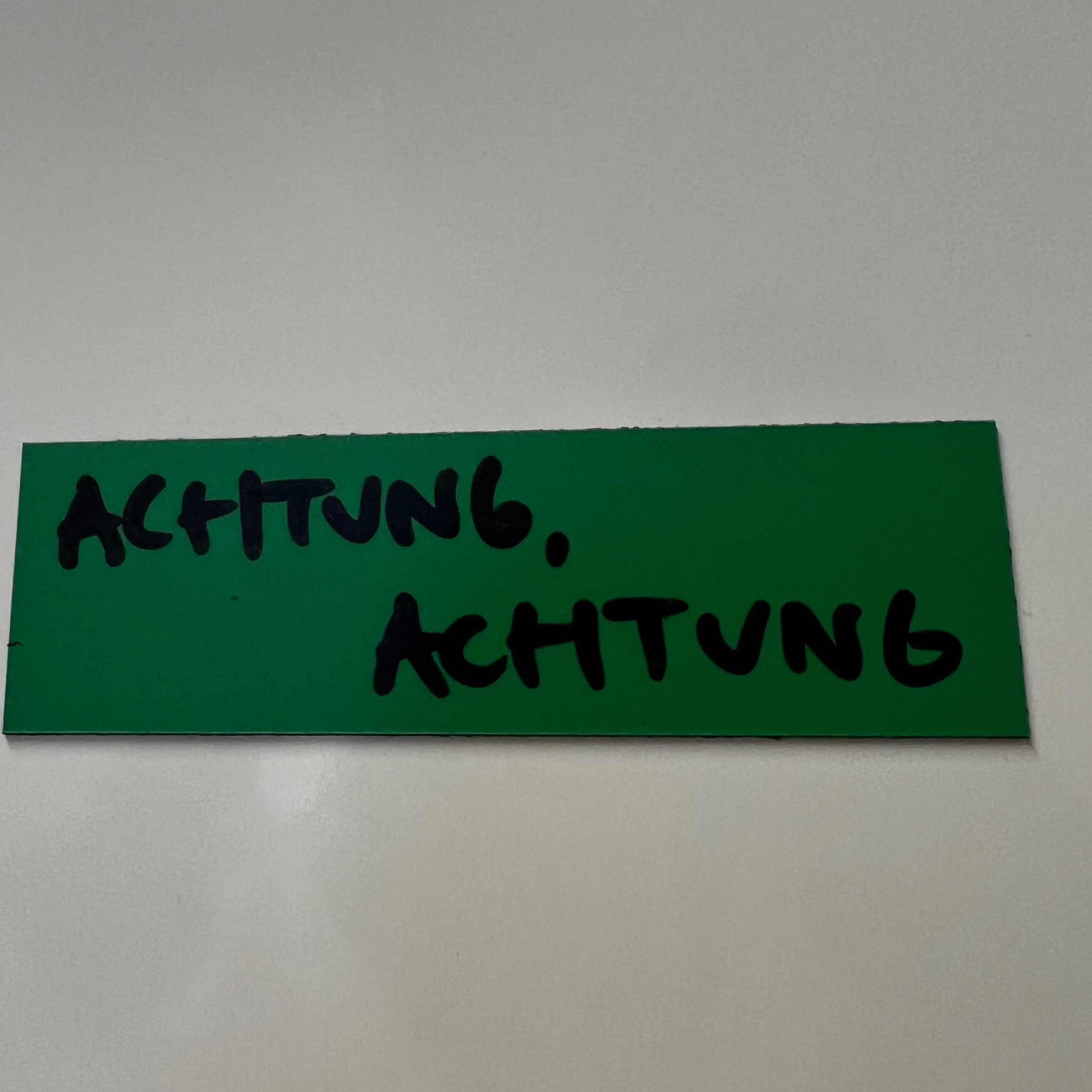 Achtung Achtung