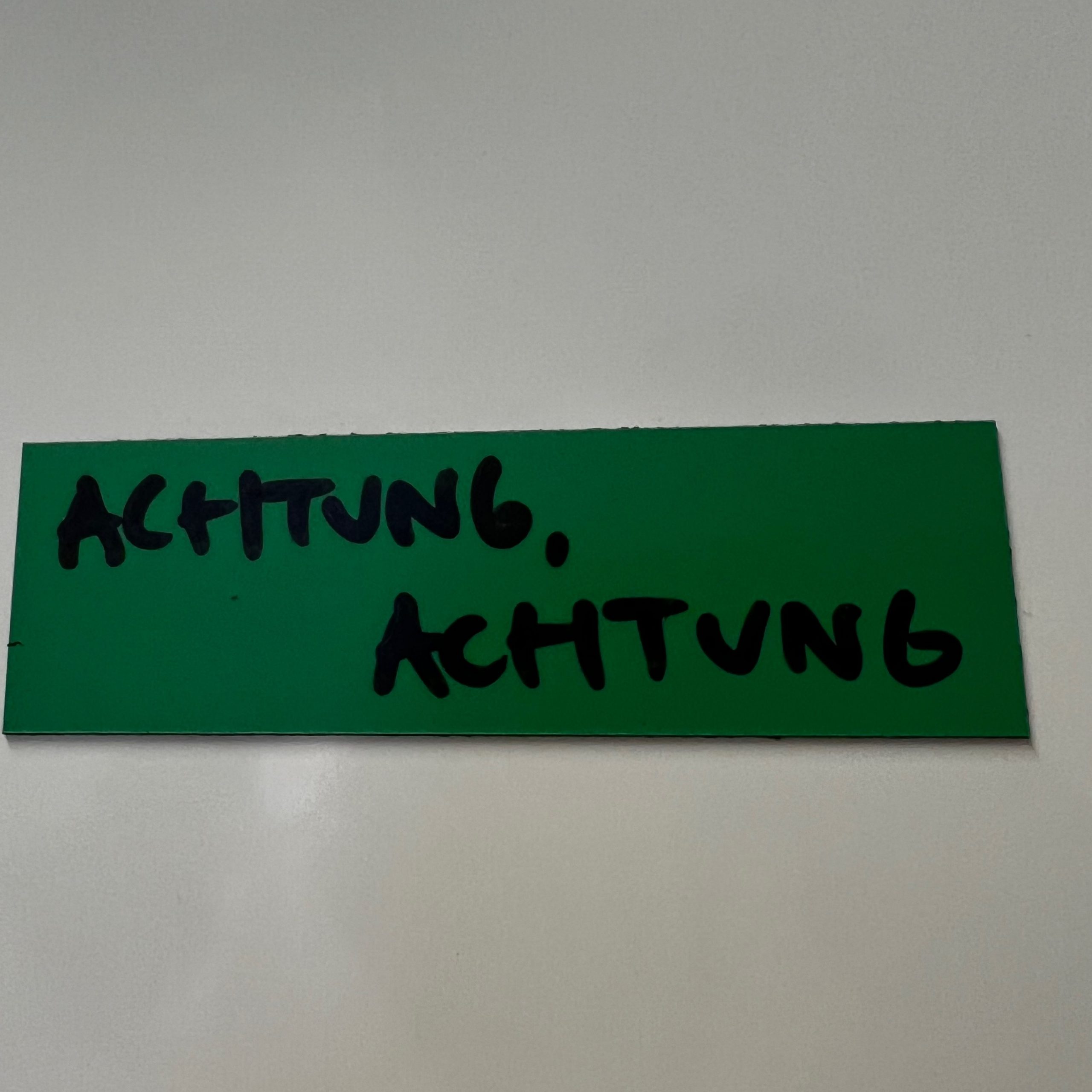 Achtung achtung